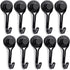 E BAVITE Swivel Swing Black Magnetic Hooks, 30lbs Neodymium Hooks with Black Epoxy Coating, Pack of 10