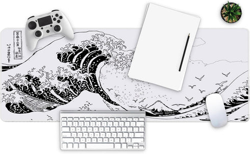 Long Gaming Mouse Pad 31.5 x 11.8 inches, Extended Anime Mouse Mat with Non-Slip Base for Gaming and Office