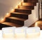 Guankai 3 Pack Motion Sensor Stair Light for Indoor, Battery Operated Closet