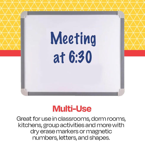 School Smart Dry-Erase Board, 8 x 12 Inches, Each