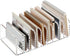 SANRUI Clear Desk Mail Organizer, 9 Compartments Acrylic Document Sorter, Multifunction Letter Folder Racks for Office