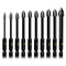 10-Piece Glass Concrete Drill Bit Set, Masonry Bits for Brick, Plastic, Wood, Hex Shank Tungsten Carbide