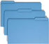 Smead File Folder, Blue, Reinforced 1/3-Cut Tab, Legal Size, 100 per Box (17034)