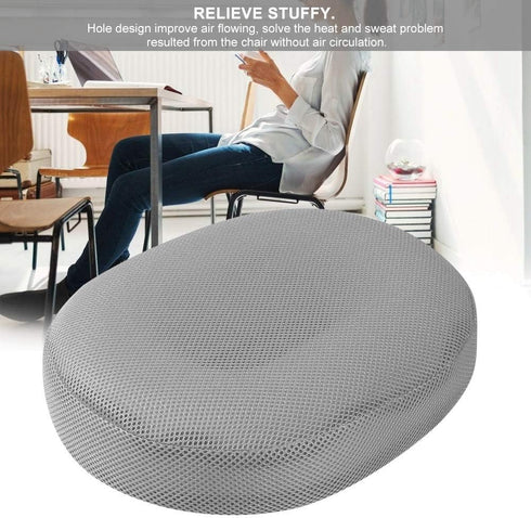 Wytino Tailbone Cushion Pillow, Memory Foam Car Cushion for Office Chair, O-Shape Chair Pillow for Back Sciatica Pain