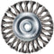 Mercer Industries 184010 - 6" x 1/2" x 1/2", 5/8" Knot Wire Wheel, .014 Carbon Steel