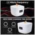 Ultrasonic Cleaner Machine 8.6oz (255ml) with UV, 45kHz Portable Jewelry Cleaner, 3 Cleaning Modes for Home