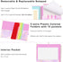 Spiral Clipboard Folio with Refillable Notepad, Cute Clipboard Folder with 5 Dividers and 10 Pockets for School Office