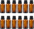 Uonlytech Glass Bottles - 12Pcs Essential Oil Bottles, 20ml with Orifice Reducer for Oil Blends and Lab Chemicals