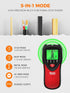 5-in-1 Mecurate Stud Finder with LCD Display, Wall Scanner for Studs, Metal, AC Wires Detection, Lightweight & Durable