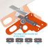 YUENTOEN Edge Banding Trimmer, Veneer Edge Cutter Tool with 10Pcs Blade and 4Pcs Circular Edge Scraper for Woodworking