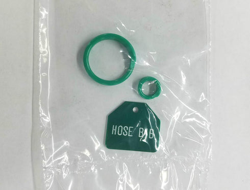 Pack 6 Plumber Tags - Stamped Variety with Tags: Main Water, Hot Water, Gas, and Hose Bib. Quickly Identify Critical