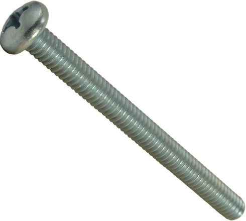 Phillips Pan Machine Screws, 12-24 x 2-1/2, 12 Pieces