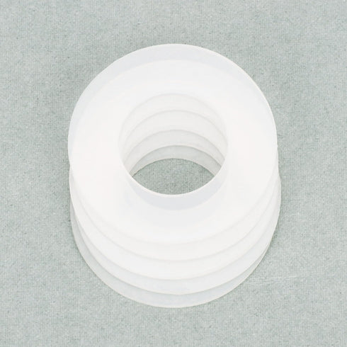 Stonylab Gasket Silicone Seals, 5 Pack Clear O-Ring Sealing Silicone Gasket, 15 mm ID and 30 mm OD