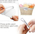Zonon 8 Pack Basket Labels Clips with 40 Pcs Pantry Labels Set, Removable Bin 3.5 x 2.4 Inch for Kitchen, Black & White
