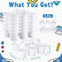 6 Pack 6 Classroom Caddy with Handle Plastic Storage Caddy Organizer with Compartments Drink Cup Caddies Holder
