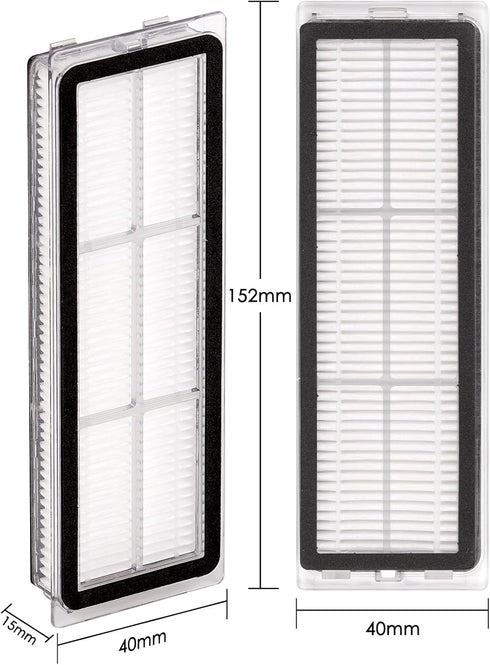 (4 Pieces) Replacement HEPA Filter Compatible With Dreametech L10s Ultra, L10s Pro, L10 Ultra, Z10 Pro