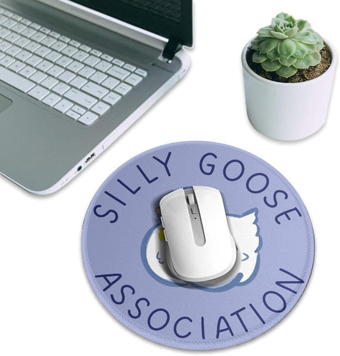 Jakayla 7.9 7.9 Inch, Association-167A Cute Mouse Pad Round, Small Mousepad with Non-Slip Rubber Base Stitched Edge