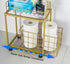 Freestanding Toilet Paper Holder, Drawer Style Storage Compartment, with Storage Shelf Reserve for Phone Tablet