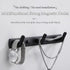 ULIBERMAGNET Heavy Duty Magnetic Coat Hooks, Strong Rubber Magnetic Rack for Refrigerator, Metal Cabinet, Door