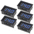 5 Pack DC 5-120V Digital Mini Voltmeter, 2 Wire 0.56 inch LED Display Panel for Motorcycle Battery Monitor