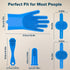 Augwind 6PCS Pet Grooming Kit for Dogs, Cats and Horses | Dog Washing Gloves | Cleanroom Gloves | Dog Bath Brush | Dog