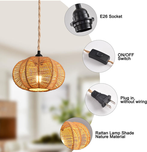 KENMI Farmhouse Pendant Lighting,Chandelier Industrial Pendant Light, Modern Kitchen Island Lights Fixtures Ceiling