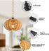 KENMI Farmhouse Pendant Lighting,Chandelier Industrial Pendant Light, Modern Kitchen Island Lights Fixtures Ceiling