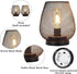 Set 2 JHY DESIGN of Metal Cage LED Lantern Battery Powered Cordless Accent Light with LED Great for Weddings Parties