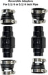 Red Lion 14942901 SCV114 1-1/4-Inch and 1-1/2-Inch ABS Vertical Sump Pump Check Valve, Black by Red Lion