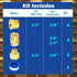 Brass Fitting 13pcs, 1/2" X 3/8" NPT Kit, Reducing Adapter and Hex Bushing