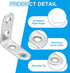 12 25mm 40mm (1"x1.6") 90 PATIKIL Pcs Metal L-Shape Brackets, x Degree l Bracket Corner Braces Stainless Steel Right
