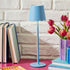 1 Pack 3 Dimmable Counter Pickmesh Scalloped Edge Cordless Table Lamp Color LED Rechargeable Battery Desk Light Modern