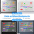 Liquid Chalk Markers for Acrylic Calendar Planning Board, Clear Glass Dry Erase Board, 14 Pack, 12 Vibrant Colors, 1mm
