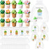 Chunful Employee Appreciation Gift Bulk for Coworkers Resin Flower Pot Pun Inspirational