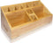 Small Multifunctional Bamboo Organizer | Desk Caddy | School Art Supply Holder | Kitchen Bathroom Storage