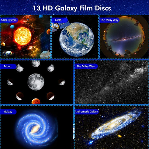 ARGIGU 4K 13 Star Projector,Upgraded Planetarium Projector for Bedroom,Educational Audio Galaxy Projector