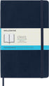 Moleskine Classic Notebook, Soft Cover, Large (5" x 8.25") Dotted, Sapphire Blue, 192 Pages