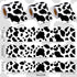 Whaline 98.4ft Cow Print Bulletin Board Borders 3 Sizes Black White Cow Die-Cut Bulletin Board Stripes Rolled Bulletin Board Trim for Cow Party Birthday School Classroom Office Chalkboard Decor by Whaline