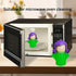 PARFINER Microwave Cleaner Angry Mama Easy Steam Cleans with Vinegar and Water for Home and Kitchens