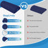 Ergonomic Foot Rest Pillow for Under Desk, Anti-Fatigue Support for Office Chair, Car Seat, Gaming Chair - Blue