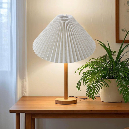 IEUDNS Pleated Lampshade Decorative Chandelier Shade Floor Light Shade for Dining Room Bedroom Hotel Home, Linen