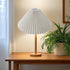 IEUDNS Pleated Lampshade Decorative Chandelier Shade Floor Light Shade for Dining Room Bedroom Hotel Home, Linen