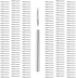 200pcs Double-Head Seamless Skirting Thread Nails, Invisible Mechanical Connector with Specific Sleeve Tool