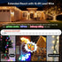 65.6ft 150 16ft 8 IP44 RaThun Warm White Globe String Lights, LED with Extended Lead Wire & Remote, Modes, Waterproof