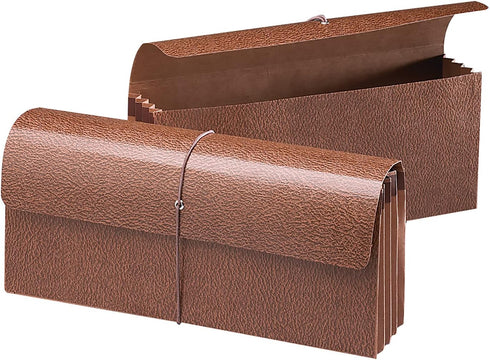 Smead Classic Expanding File Wallet, Redrope, 3-1/2" Expansion, 12" W x 5" H, 10 per Box (71350)