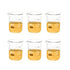 ULAB Scientific Glass Beakers, 500ml, 3.3 Borosilicate Griffin Low Form with Printed Graduation, Pack of 6 UBG1038