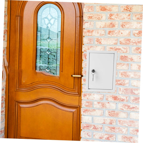Mailbox Box Wall Mounted Locking Milk Box Stylish Home Milk Container for Outdoor Use Versatile Design for Breakfast