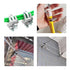 50pcs 1/4" M6 Wire Rope Clip Cable Clamps, Galvanized High Quality Steel Material, U-Bolt Saddle Fasteners for Tent