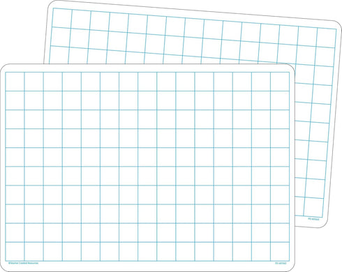 Teacher Created Resources TCR77253 Math Grid Dry Erase Boards - Set of 10, Multi