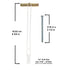 TOGGLER SNAPTOGGLE BA Toggle Anchor with Bolts, Zinc-Plated Steel Channel, Made in US, 3/8" to 3-5/8" Grip Range, For 3/16"-24 UNC Fastener Size (Pack of 10)